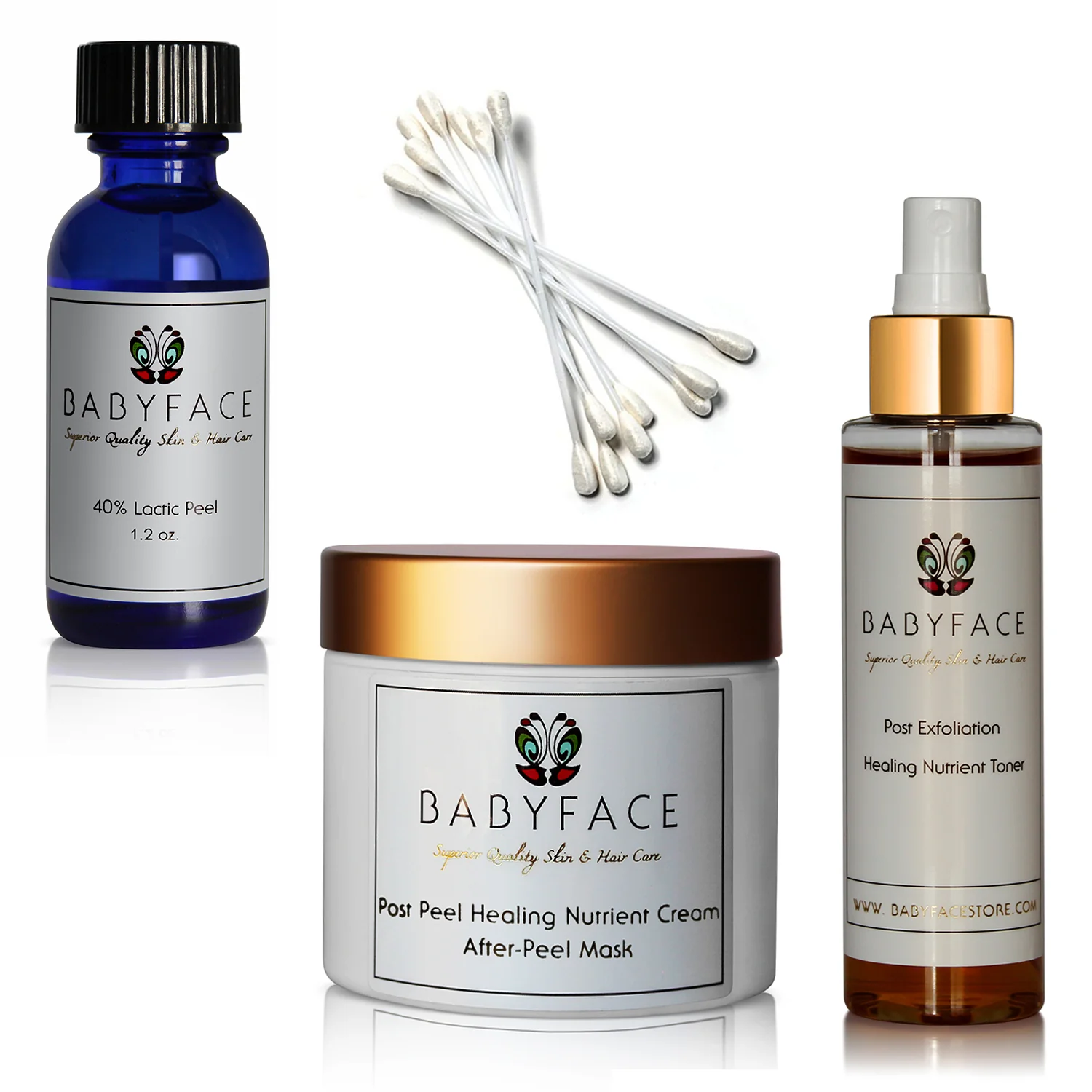 40% Lactic Peel Kit, 44-Piece Complete Set for At Home Use, 20 Peels - Image 2