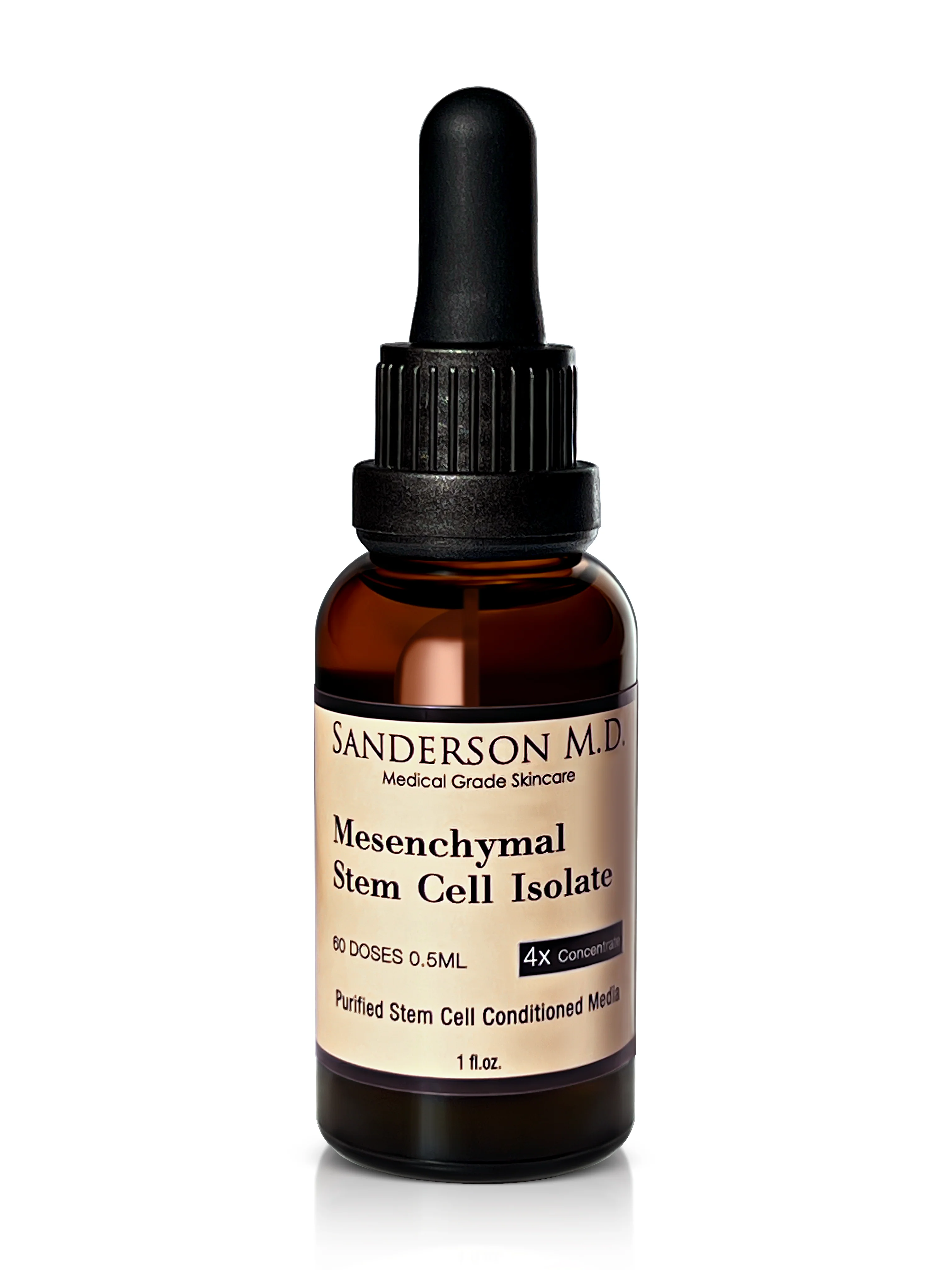 Mesenchymal Stem Cell Serum, MSC-CdM Conditioned Media Isolate with Growth Factors, 4X Concentration, 1 oz. - Image 2
